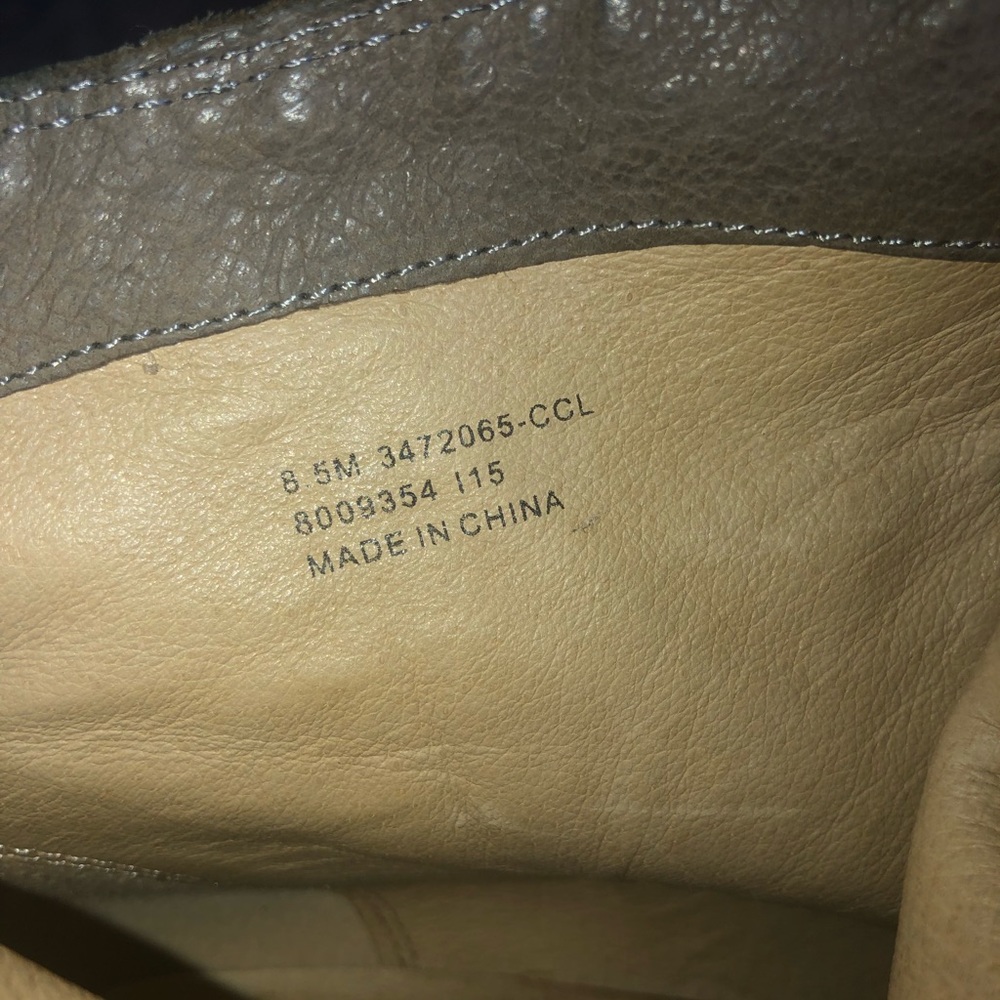 Frye brown/grayish ankle booties size 8.5M - Picture 8 of 10